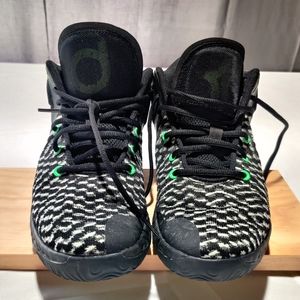 Nike Men's Kd Trey 5 VIII Basketball Shoes Black Clear Illusion Green Synthetic